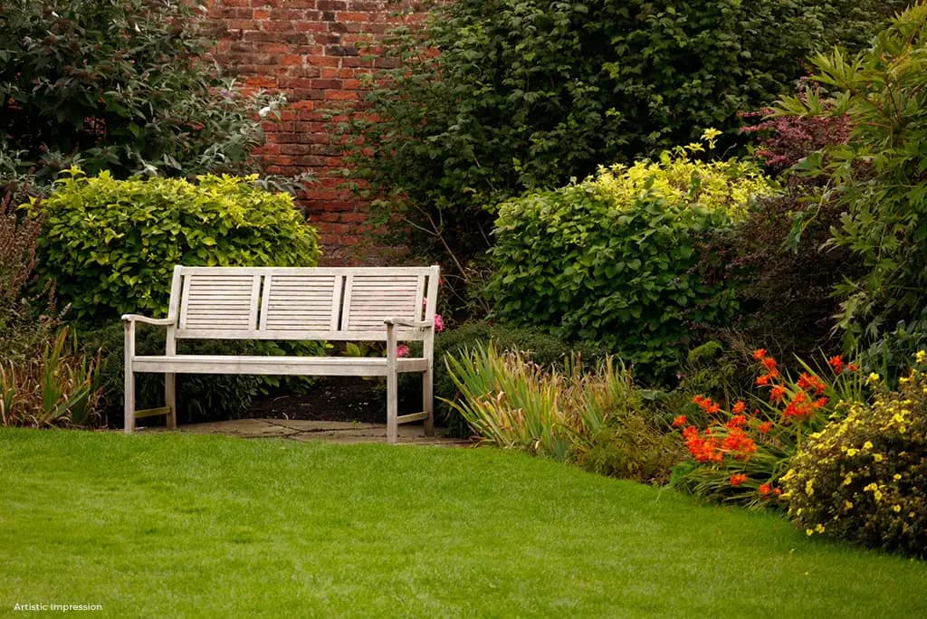 Garden seating — Representative image